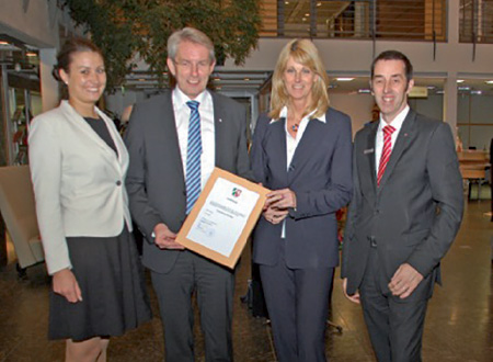 Anerkennung der Satzung, 14. November 2014 Ulrike Mölder, Heinz Mölder, Bettina Krüger, Volker Meierhöfer