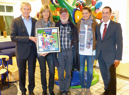 Wertvolles Auktionsgut: Ein Original von Otmar Alt